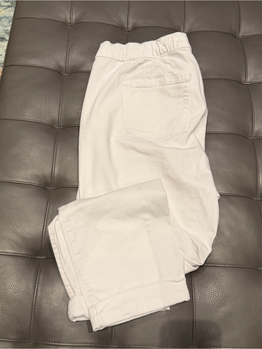Torrid White Weekender Elastic-Waist Casual Pants - 2X
